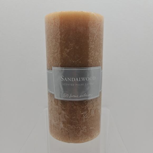 Home Interiors Other - Home Interior Sandalwood 3x6” Pillar Candle (Smell Amazing)!